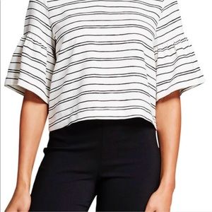 Who What Wear Tops - Who What Wear striped bell sleeve top Who What Wear Tops - Who What Wear striped bell sleeve top